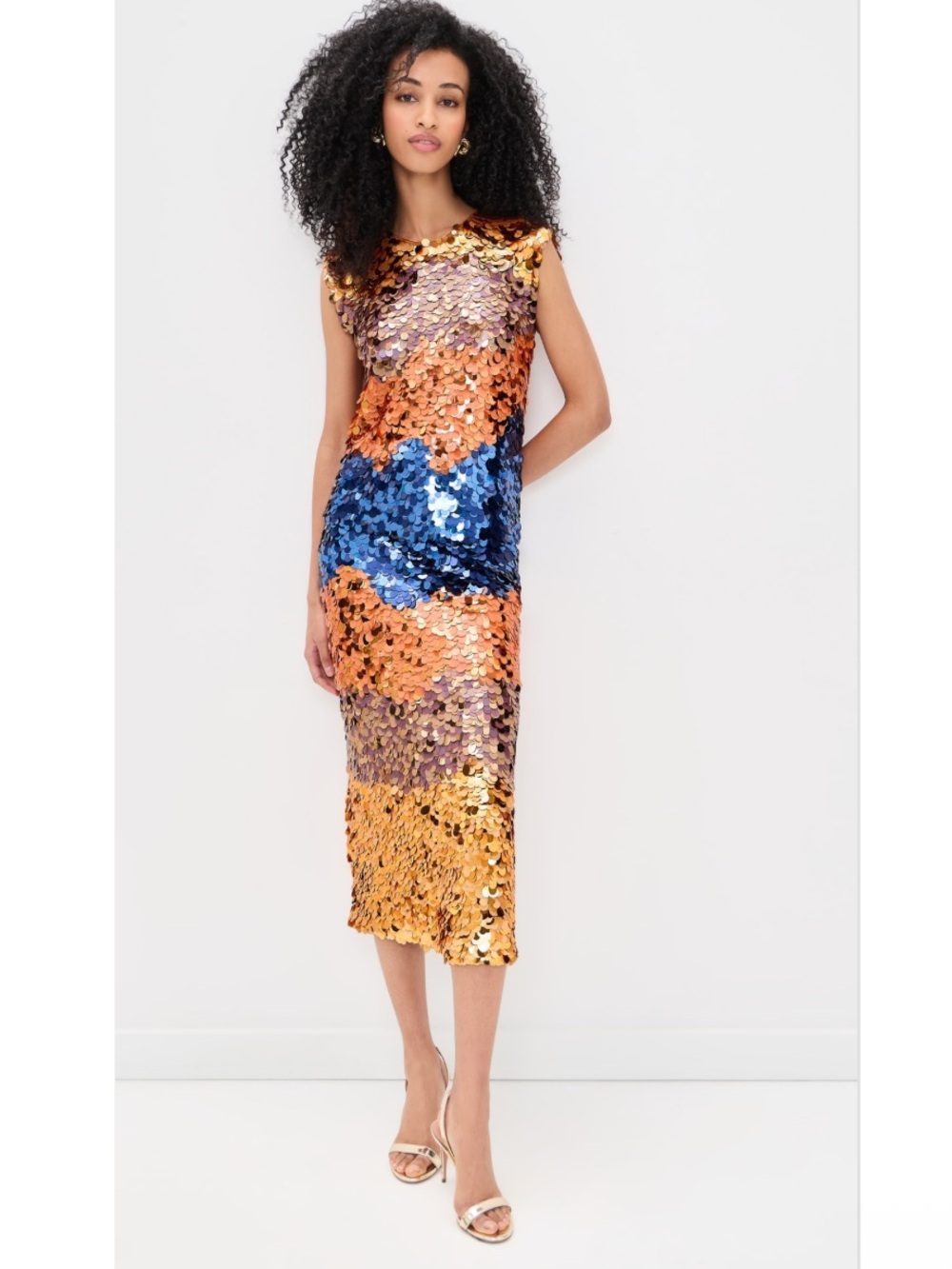 Ulla Johnson Helen Frankenthaler Sequin Colorblock Matilde Sequin Knit Skirt M - Picture 7 of 15
